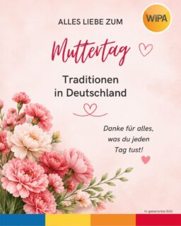 🌸 Alles Liebe zum Muttertag! 🌸
Heute feiern wir die Menschen, die uns mit Liebe, Geduld und Fürsorge begleiten. 💖
In Deutschland wird der Muttertag jedes Jahr am zweiten Sonntag im Mai gefeiert. Viele Familien verbringen den Tag gemeinsam, schenken Blumen, kleine Geschenke oder sagen einfach von Herzen:
👉 „Danke für alles, Mama!“
💐 Nützliche Vokabeln zum Muttertag:
• die Mutter
• die Liebe
• der Blumenstrauß
• das Geschenk
• die Grußkarte
• die Umarmung
• die Dankbarkeit
• Zeit miteinander verbringen
• jemanden überraschen
• Frühstück im Bett
✨ Wichtige Redewendungen:
💗 „Danke für alles, was du jeden Tag tust.“
💗 „Du bist die wichtigste Person in meinem Leben.“
💗 „Ich hab dich lieb!“
💗 „Von Herzen danke.“
💗 „Ohne dich wäre alles nur halb so schön.“
☕ Wie feierst du den Muttertag?
Schreib es in die Kommentare! 🌷👇
#Muttertag #Deutschlernen #DeutschVokabeln #Wortschatz #DeutschAlsFremdsprache #Deutschunterricht #DaF #WIPABerlin #Sprachenlernen #Berlin
──────────────────
🌸 Happy Mother’s Day! 🌸
Today we celebrate the people who support us with love, patience, and care. 💖
In Germany, Mother’s Day is celebrated every year on the second Sunday in May. Many families spend the day together, give flowers or small gifts, or simply say from the heart:
👉 “Thank you for everything, Mom!”
💐 Useful Mother’s Day vocabulary:
• mother
• love
• bouquet of flowers
• gift
• greeting card
• hug
• gratitude
• to spend time together
• to surprise someone
• breakfast in bed
✨ Useful expressions:
💗 “Thank you for everything you do every day.”
💗 “You are the most important person in my life.”
💗 “Love you!”
💗 “Thank you from the bottom of my heart.”
💗 “Without you, everything would only be half as beautiful.”
☕ How do you celebrate Mother’s Day?
Write it in the comments! 🌷👇
#MothersDay #LearnGerman #GermanVocabulary #GermanLanguage #LanguageLearning #GermanLessons #WIPABerlin #Berlin #LearnLanguages
