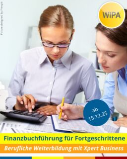 Boost your Skills: Finanzbuchhaltung Aufbaukurs in Berlin 💼📈
Du willst sicher und souverän buchen – auch bei komplexen Fällen? Dann ist unser Finanzbuchhaltung Aufbaukurs (Fibu 2 & 3) in der kaufmännischen Übungsfirma genau dein Upgrade.
👉 Mehr Praxis. Mehr Wissen. Mehr Karriere.
Bei uns lernst du alles, was echte Fachkräfte für Finanzbuchhaltung brauchen:
• EU- & Drittland-Geschäfte
• Abgrenzungen, Rückstellungen & Jahresabschluss
• Praxisfälle am PC (Lexware & DATEV)
• Von EBK bis Schlussbilanz – wir üben alles!
🎯 Deine Ziele? Unsere Mission!
✔ Geprüfte Fachkraft Finanzbuchführung (Xpert Business)
✔ Praxis-Boost für den Job
✔ Perfekt nach Fibu 1 oder zur Wissensauffrischung
💼 Praxistraining inklusive:
Du legst deine eigene Firma an und buchst bis zur Gewinn- und Verlustrechnung – realitätsnah, hands-on, berufstauglich.
📍 Vor Ort in Berlin-Lichtenberg
WIPA GmbH – Möllendorffstraße 48
📞 030 557414 24
✉️ amdl@wipa-berlin.de
🗓 Kursstart: 15.12.2025 – 12.03.2026
Mo–Fr • 08:15–15:25 Uhr
💸 Förderung mit Bildungsgutschein möglich!
✨ Hol dir jetzt deinen kostenlosen Beratungstermin und starte deine Karriere in der Finanzbuchhaltung!
#finanzbuchhaltung #buchhaltunglernen #weiterbildungberlin #wipaberlin #datev #lexware #xpertbusiness #kaufmännischeausbildung #weiterbildung2025 #berlinjobs #karriereboost #buchhalterin #buchhalter #fibu2 #fibu3 #bildungsgutschein #deutschfürdenberuf