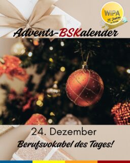 🎄 TÜRCHEN NR. 24 – Motivation & Mut für 2026 💼✨

Wir schließen unseren Advents-BSKalender mit etwas ganz Wichtigem: Mut, Motivation & Vertrauen in dich selbst.
Wenn du Deutsch für den Beruf lernst, im BSK bist, arbeitest, suchst, kämpfst, hoffst – dann gilt heute:

Du hast viel gelernt. Du bist gewachsen. Du bist weitergekommen. 💪
Und du schaffst mehr, als du denkst. 🌟

Jedes Wort, jeder Satz, jede Bewerbung, jeder Arbeitstag zählt.
Fehler sind kein Problem – sie bedeuten Lernen.
Dein Weg ist einzigartig. Deine berufliche Zukunft ist möglich.
2026 bringt neue Chancen, neue Möglichkeiten und neue Stärke. 🚀

Du bist nicht allein. Wir gehen diesen Weg gemeinsam. ❤️

💬 Community-Frage

Was ist dein Ziel für 2026 – Beruf, Sprache, Karriere?
👇 Schreib’s in die Kommentare!

#AdventsBSKalender #Türchen24 #Motivation #Mut
#DeutschFürDenBeruf #Berufssprachkurs #BSK
#GermanForWork #BusinessGerman #Berufsdeutsch
#Karriere #Job #Arbeitswelt #Zukunft
#Deutschlernen #DaFCommunity #WIPABerlin
#DeutschAufInstagram #Erfolg #Selbstvertrauen