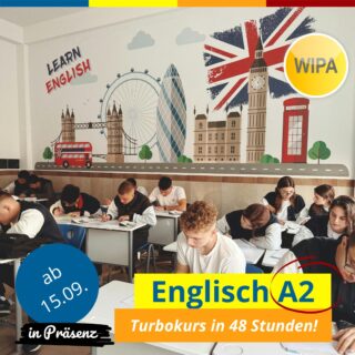 🎯 Turbokurs Englisch A2 – Dein Intensivkurs in Berlin! 🎯
Willst du Englisch schnell & effektiv lernen? Dann starte jetzt durch! 🚀
Vom 15.09. bis 03.12.2025 lernst du Englisch auf A2-Niveau – kompakt, praxisnah & persönlich!
Schon unseren A1-Turbokurs gemacht? ✔️
Oder du kannst schon ein bisschen Englisch, fühlst dich aber noch nicht sicher beim Sprechen?
Dann schnall dich an für den Turbo-A2 – let’s go! 💥
📅 Wann?
15.09. – 03.12.2025
Montag & Mittwoch, 16:15–17:45 Uhr
🏫 Wo?
WIPA Berlin
Möllendorffstr. 48, 10367 Berlin (Lichtenberg)
👩🏫 Mit wem?
Mit muttersprachlichen & erfahrenen Lehrer*innen
💸 Preis?
Nur 299 € (inkl. MwSt.) für 48 Unterrichtsstunden
Was dich erwartet:
✅ Kleingruppen-Unterricht
✅ Direkt buchbar in unserem Onlineshop
✅ Perfekt für den Feierabend
📩 Nach der Buchung bekommst du alle Infos zu Lehrwerk & Kursstart.
👉 Jetzt Platz sichern und mit unserem Turbokurs Englisch lernen!
#Englischlernen #Abendkurs #EnglischA2 #Intensivkurs #Englischkurs #BerlinLichtenberg #LerneEnglisch #EnglischinBerlin #EnglischfürAnfänger #learnenglish #learnenglish #learnenglishinberlin #EnglishA2 #intensivcourse