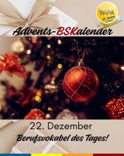 🎄 TÜRCHEN NR. 22 – Small Talk im Büro 😊💼

Small Talk ist nicht nur „small“ – er ist super wichtig im Berufsleben:
Er stärkt Beziehungen, schafft Vertrauen und hilft dir, dich im Team wohler zu fühlen. 🫶
Heute bekommst du nützliche Small-Talk-Sätze für den Büroalltag – auf Deutsch + Englisch 🇩🇪🇬🇧

💬 Beispiele aus dem Karussell

Wie geht es Ihnen / dir heute?
→ How are you today?

Wie war dein / Ihr Wochenende?
→ How was your weekend?

Wie läuft es bei deinem / Ihrem Projekt?
→ How is your project going?

Das klingt schön.
→ That sounds nice.

Ich wünsche Ihnen / dir einen guten Arbeitstag.
→ Have a good working day.

💡 BSK-Merksatz

Small Talk im Büro ist:
✔️ höflich
✔️ freundlich
✔️ professionell
✔️ verbindend

💬 Frage an dich

Machst du gern Small Talk im Büro?
👇 Schreib’s in die Kommentare!

#AdventsBSKalender #Berufssprachkurs #DeutschFürDenBeruf
#SmallTalk #OfficeSmallTalk #WorkplaceGerman
#GermanForWork #BusinessGerman #BSK
#Arbeitswelt #Büroalltag #Teamarbeit
#Deutschlernen #DaFCommunity #WIPABerlin
#DeutschAufInstagram #VokabelDesTages