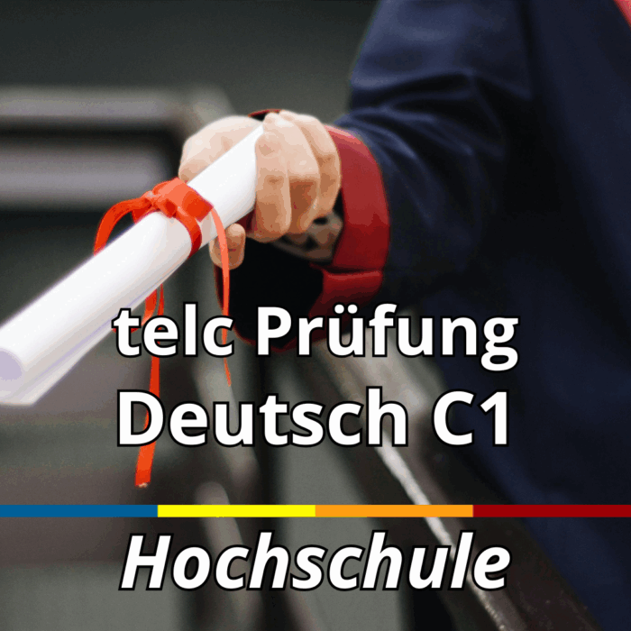 Deutsch Prüfung telc C1 Hochschule: am 04.09.2025 um 09:00 Uhr