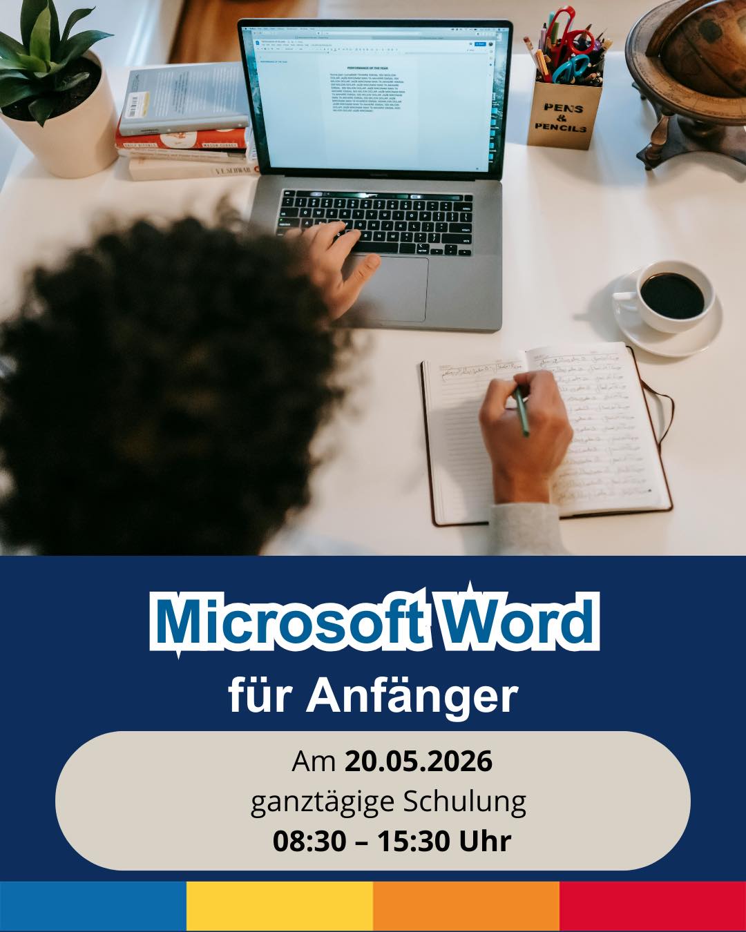 📄💼 Fit für den Büroalltag mit Microsoft Word!

Du möchtest endlich sicher mit Word arbeiten und deine Chancen auf dem Arbeitsmarkt verbessern? Dann ist unser Tageskurs genau das Richtige für dich! 🚀

📅 20.05.2026
⏰ 08:30 — 15:30 Uhr
📍 WIPA GmbH, Möllendorffstraße 48, 10367 Berlin

In unserem Word für Anfänger-Kurs lernst du die wichtigsten Grundlagen der modernen Textbearbeitung – praxisnah, verständlich und direkt für die Arbeitswelt anwendbar. 💻

✔ Dokumente erstellen und formatieren
✔ Professionelle Briefe und Bewerbungen schreiben
✔ Lebenslauf und Anschreiben gestalten
✔ Tabellen, Listen und Layouts nutzen
✔ Arbeiten mit Vorlagen und Designs
✔ Rechtschreibung, Korrektur und Dokumentenbearbeitung
✔ Grundlagen für Büroarbeit, Verwaltung und Office-Jobs

Microsoft Word und MS Office gehören heute zu den wichtigsten Fähigkeiten auf dem Arbeitsmarkt. Wer sicher mit Textbearbeitung, Dokumentenformatierung und digitalen Office Skills umgehen kann, verbessert seine Chancen in Büroarbeit, Verwaltung und vielen anderen Berufen deutlich. In unserem Computerkurs für Anfänger lernst du Schritt für Schritt, professionelle Dokumente zu erstellen, Bewerbungen zu schreiben, Lebensläufe zu gestalten und wichtige Office-Kenntnisse für die Arbeitswelt in Deutschland aufzubauen. Der EDV-Kurs vermittelt praxisnahe digitale Kompetenzen und unterstützt dich dabei, deine berufliche Qualifikation zu stärken, neue Karrierechancen zu entdecken und sicherer im Umgang mit Microsoft Word und moderner Bürosoftware zu werden. 🌍📈

📲 Buche noch heute deinen Tageskurs in unserem Online-Shop! Link in Bio.

#WIPABerlin #MicrosoftWord #WordFürAnfänger #OfficeSkills #Weiterbildung #Arbeitsmarkt #Büroarbeit #MSOffice #DigitaleKompetenzen #Berlin #Karriere #Textbearbeitung #WordKurs #Deutschlernen #BeruflicheWeiterbildung