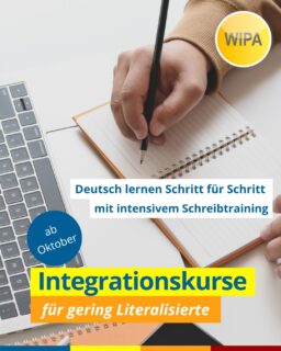 📢 Neuer Integrationskurs für gering Literalisierte ab 06.10.2025
✍️ Intensiver Deutschkurs mit Schreibtraining in Berlin
📆 Montag–Freitag, 12:00–15:15 Uhr
📍 WIPA GmbH, Möllendorffstraße 48, 10367 Berlin
👉 Für Erwachsene, die lesen und schreiben können, aber noch unsicher sind
👉 Langsames und systematisches Deutschlernen mit Fokus auf Alltag, Schrift & digitale Kompetenzen
👉 Ideal für Personen mit geringer Literalität, die in Deutschland leben und ihre Deutschkenntnisse verbessern möchten
🎯 Ziel: Deutsch Schritt für Schritt bis A2–B1 Niveau, inkl. Vorbereitung auf den DTZ-Test
📩 Jetzt anmelden und Platz sichern!
📍 WIPA GmbH, Möllendorffstr. 48, 10367 Berlin
📞 030 557414-0 | 📞 030 557414-42
✉️ integration@wipa-berlin.de
#Integrationskurs #IntegrationskursBerlin #DeutschlernenBerlin #Deutschlernen #GeringLiteralisierte #Schreibtraining #DeutschfürErwachsene #SprachkursBerlin #BAMF #DTZTest #IntegrationinDeutschland #DeutschalsZweitsprache #WIPABerlin #DeutschlerneninBerlin #integrationcourse #integrationcoursegerman #integrationcourseberlin