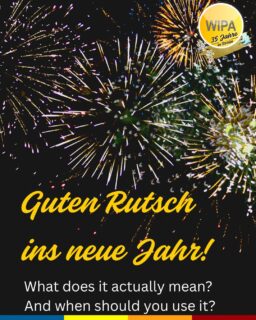 🎆 „Guten Rutsch!“ – benutzt du es richtig?
Viele Deutschlernende fragen sich: Wann sagt man „Guten Rutsch“, was bedeutet es wirklich – und welche Alternativen gibt es?
Hier sind die wichtigsten Infos – einfach erklärt 👇

🇩🇪 Bedeutung:
„Guten Rutsch“ = guter Start / Übergang ins neue Jahr
❌ Nicht: ausrutschen
✔️ Wahrscheinlich aus dem Jiddischen/Hebräischen „Rosch“ = Anfang

🇩🇪 Wann sagt man es?
🕛 kurz vor Mitternacht
📅 ein paar Tage vorher, wenn man sich nicht mehr sieht

🇩🇪 Nicht sagen:
🚫 nach Mitternacht
👉 dann: „Frohes Neues!“ / „Frohes neues Jahr!“

🇩🇪 Informell:
✨ Rutsch gut rein!
✨ Komm gut ins neue Jahr!
✨ Feier schön!

🇩🇪 Formal:
🧑‍💼 Ich wünsche Ihnen einen guten Rutsch und ein erfolgreiches neues Jahr.
🧑‍💼 Alles Gute für das neue Jahr.
🧑‍💼 Ein glückliches, gesundes neues Jahr.

⸻

🇬🇧 What does “Guten Rutsch” mean?
It means: Have a great start to the new year
❌ not “to slip”
✔️ probably comes from Yiddish/Hebrew “Rosch” = beginning

🇬🇧 When to say it:
🕛 shortly before midnight
📅 a few days before New Year’s Eve if you won’t see someone again

🇬🇧 Do NOT say it:
🚫 after midnight
👉 then say “Happy New Year!”

🇬🇧 Informal:
✨ Slide well into the new year!
✨ Have a good start to the new year!
✨ Have a great celebration!

🇬🇧 Formal:
🧑‍💼 I wish you a good start and a successful new year.
🧑‍💼 All the best for the new year.
🧑‍💼 A happy and healthy new year.

⸻

📚 Learning Community Time!
Welchen Neujahrsgruß benutzt du – in Deutsch oder in deiner Sprache?
👇 Schreib’s in die Kommentare / Write it in the comments 🎆

#deutschlernen #germanlearning #learngerman #deutschalsfremdsprache #daf #deutschunterricht #germanlanguage #germanculture #silvester #newyear #gutenrutsch #frohesneues #germanforbeginners #germanforforeigners #sprachelernen #sprachschule #learnlanguages #multilingual #languagelearning #wipaberlin