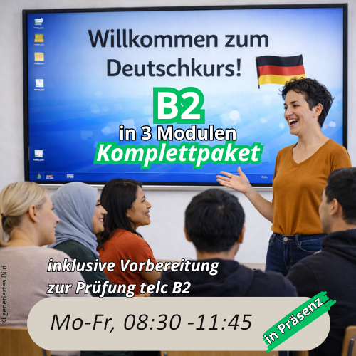bild Vormittagskurs Deutsch B2 komplett